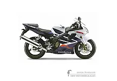 Autocollants pour Honda CBR600FS SPORT HURRICANE 2002 - Blanc • Honda Autocollants OEM