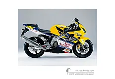 Decals for Honda CBR600F VR Special HURRICANE 2002 - Yellow • Honda OEM Decals