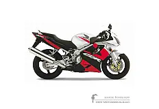 Naklejki do Honda CBR600F HURRICANE 2003 - Srebrny • Honda Naklejki OEM