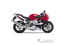 Naklejki do Honda CBR600F HURRICANE 2004 - Czerwony • Honda Naklejki OEM
