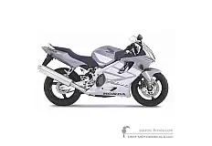 Autocollants pour Honda CBR600F HURRICANE 2005 - Argent • Honda Autocollants OEM