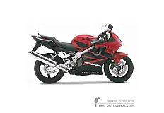 Autocollants pour Honda CBR600F HURRICANE 2006 - Rouge • Honda Autocollants OEM