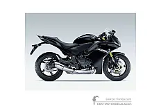 Stickers voor Honda CBR600F HURRICANE 2011 - Zwart • Honda OEM Stickers