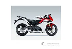 Decals for Honda CBR600F HURRICANE 2011 - White • Honda OEM Decals