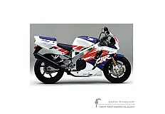 Aufkleber für Honda CBR900RR 1993 - Weiss • Honda OEM-Aufkleber