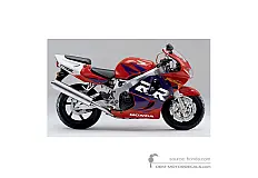 Autocollants pour Honda CBR900RR 1998 - Rouge • Honda Autocollants OEM