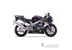 Decals for Honda CBR900RR 2001 - Blue • Honda OEM Decals