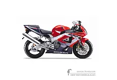 Decals for Honda CBR900RR 2001 - Red • Honda OEM Decals