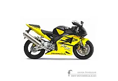 Adesivi per Honda CBR900RR 2003 - Giallo • Honda Adesivi OEM
