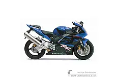Aufkleber für Honda CBR900RR 2003 - Blau • Honda OEM-Aufkleber