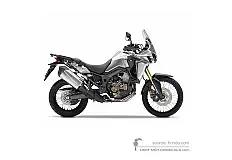 Pegatinas para Honda CRF1000 AFRICA TWIN 2016 - Plata • Honda Pegatinas OEM