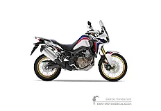 Stickers voor Honda CRF1000 AFRICA TWIN 2016 - Wit • Honda OEM Stickers