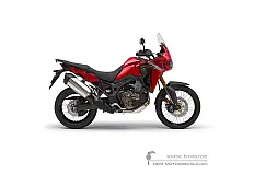 Autocollants pour Honda CRF1000 AFRICA TWIN 2018 - Rouge • Honda Autocollants OEM