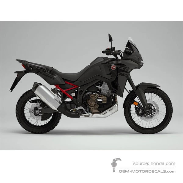 Adesivi per Honda CRF1100 AFRICA TWIN 2022 - Nero • Honda Adesivi OEM