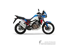 Autocollants pour Honda CRF1100 AFRICA TWIN 2023 - Bleu • Honda Autocollants OEM