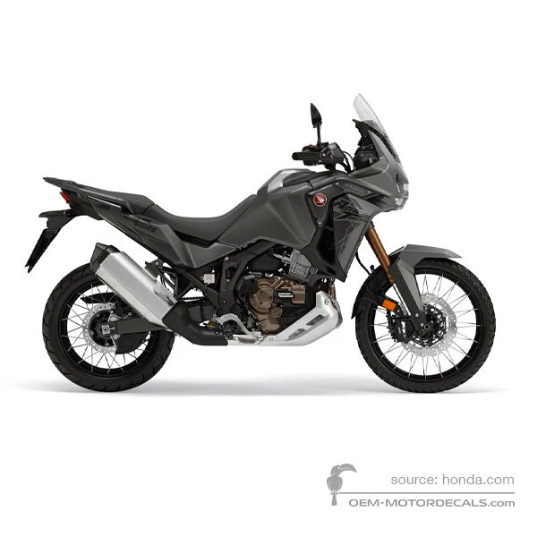 Aufkleber für Honda CRF1100 AFRICA TWIN ADVENTURE SPORTS 2023 - Grau • Honda OEM-Aufkleber