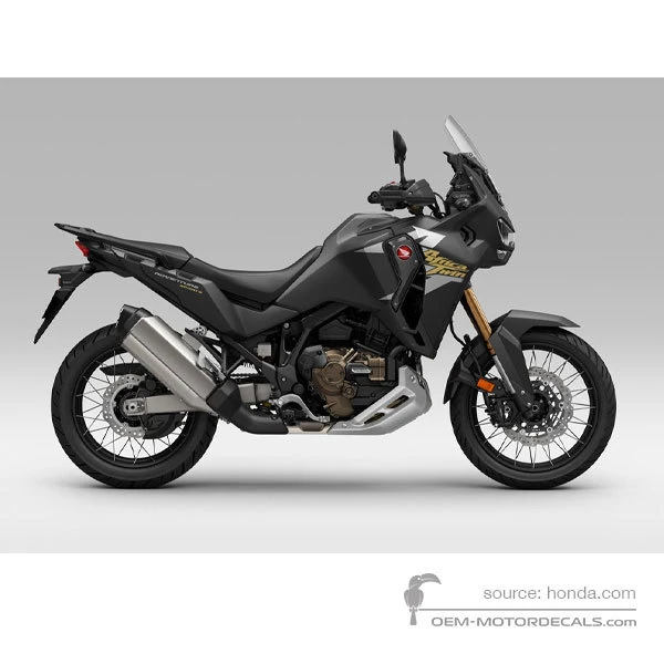 Adesivi per Honda CRF1100L AFRICA TWIN ADVENTURE SPORTS 2024 - Nero • Honda Adesivi OEM