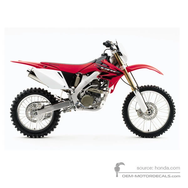 Aufkleber für Honda CRF250X 2004 - Rot • Honda OEM-Aufkleber