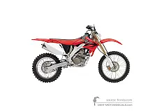 Adesivi per Honda CRF250X 2006 - Rosso • Honda Adesivi OEM