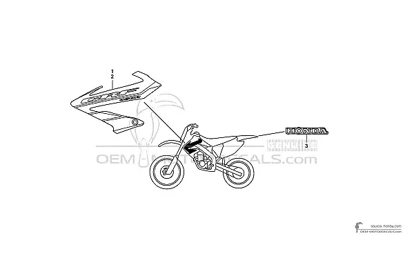 Honda CRF450R 2004 - Red
