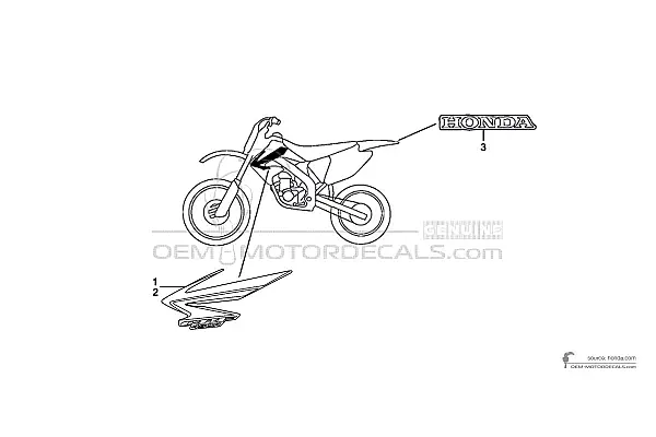 Honda CRF450R 2007 - Rood