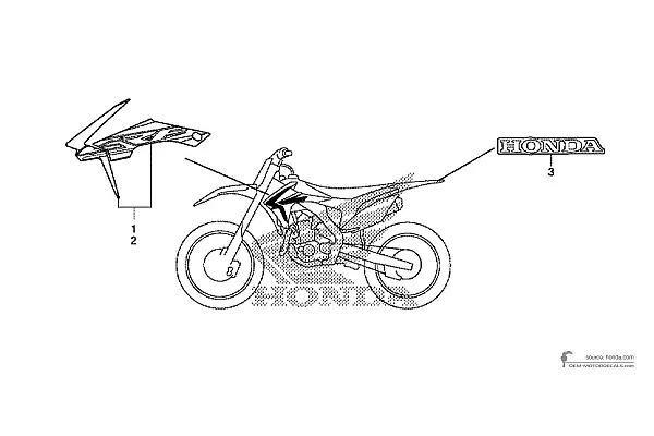 Honda CRF450R 2016 - Czerwony