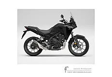 Naklejki do Honda NX500 2024 - Czarny • Honda Naklejki OEM