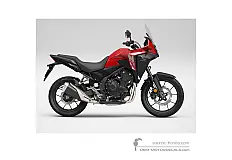 Naklejki do Honda NX500 2024 - Czerwony • Honda Naklejki OEM