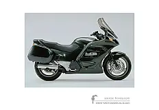 Decals for Honda ST1100 PAN EUROPEAN 1992 - Green • Honda OEM Decals