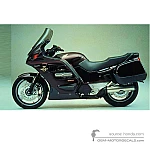 Honda ST1100 ABS PAN EUROPEAN 1992 - Red