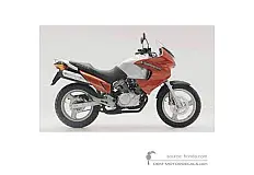 Adesivi per Honda XL125V VARADERO 2001 - Rosso • Honda Adesivi OEM
