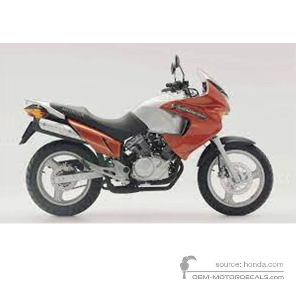 Adesivi per Honda XL125V VARADERO 2001 - Rosso • Honda Adesivi OEM