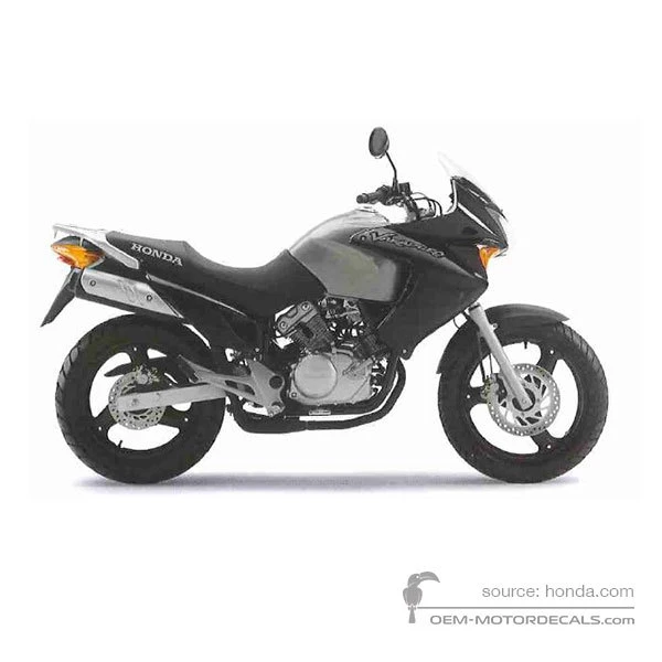 Naklejki do Honda XL125V VARADERO 2004 - Czarny • Honda Naklejki OEM