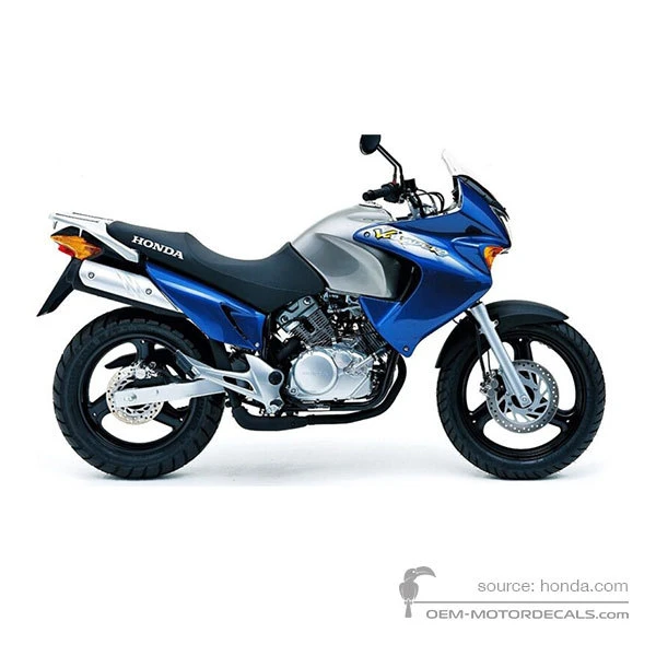 Adesivi per Honda XL125V VARADERO 2003 - Blu • Honda Adesivi OEM