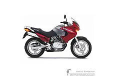 Autocollants pour Honda XL125V VARADERO 2005 - Rouge • Honda Autocollants OEM