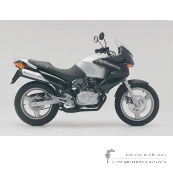 Adesivi per Honda XL125V VARADERO 2008 - Nero • Honda Adesivi OEM