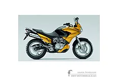 Naklejki do Honda XL125V VARADERO 2008 - Żółty • Honda Naklejki OEM