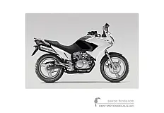 Autocollants pour Honda XL125V VARADERO 2009 - Blanc • Honda Autocollants OEM