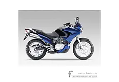 Autocollants pour Honda XL125V VARADERO 2009 - Bleu • Honda Autocollants OEM