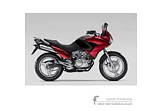 Stickers voor Honda XL125V VARADERO 2011 - Rood • Honda OEM Stickers