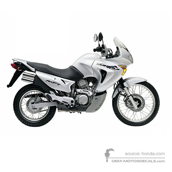 Adesivi per Honda XL650V TRANSALP 2001 - Argento • Honda Adesivi OEM