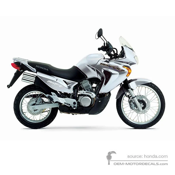 Naklejki do Honda XL650V TRANSALP 2003 - Srebrny • Honda Naklejki OEM