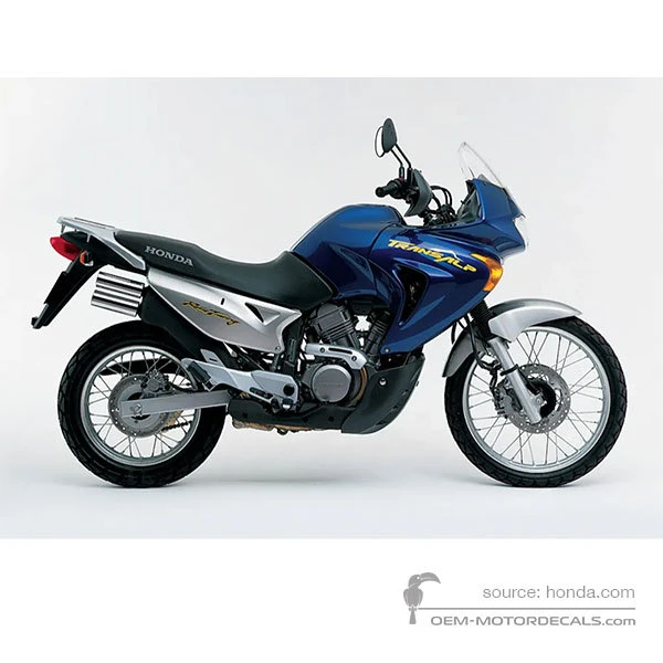 Decals for Honda XL650V TRANSALP 2004 - Blue • Honda OEM Decals