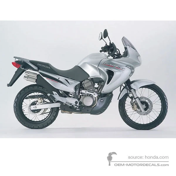 Adesivi per Honda XL650V TRANSALP 2007 - Argento • Honda Adesivi OEM