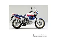 Stickers voor Honda XRV750 AFRICA TWIN 1992 - Wit • Honda OEM Stickers