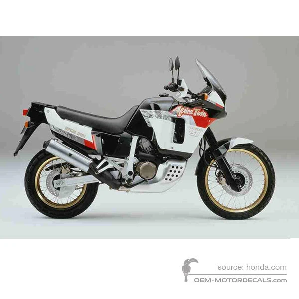 Pegatinas para Honda XRV750 AFRICA TWIN 1992 - Negro • Honda Pegatinas OEM