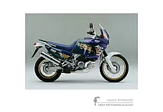 Autocollants pour Honda XRV750 AFRICA TWIN 1993 - Vert • Honda Autocollants OEM