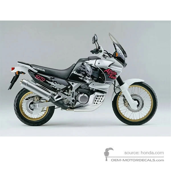 Decals for Honda XRV750 AFRICA TWIN 1994 - Black • Honda OEM Decals