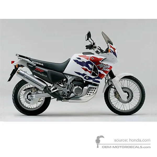 Pegatinas para Honda XRV750 AFRICA TWIN 1998 - Blanco • Honda Pegatinas OEM