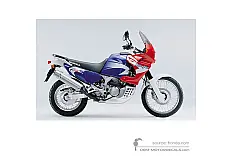 Autocollants pour Honda XRV750 AFRICA TWIN 2000 - Bleu • Honda Autocollants OEM
